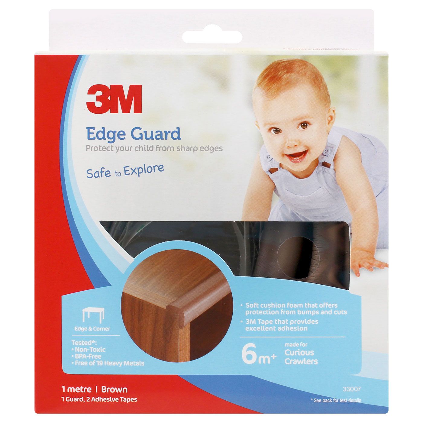 3M Child Edge Guard Brown 1M - 1