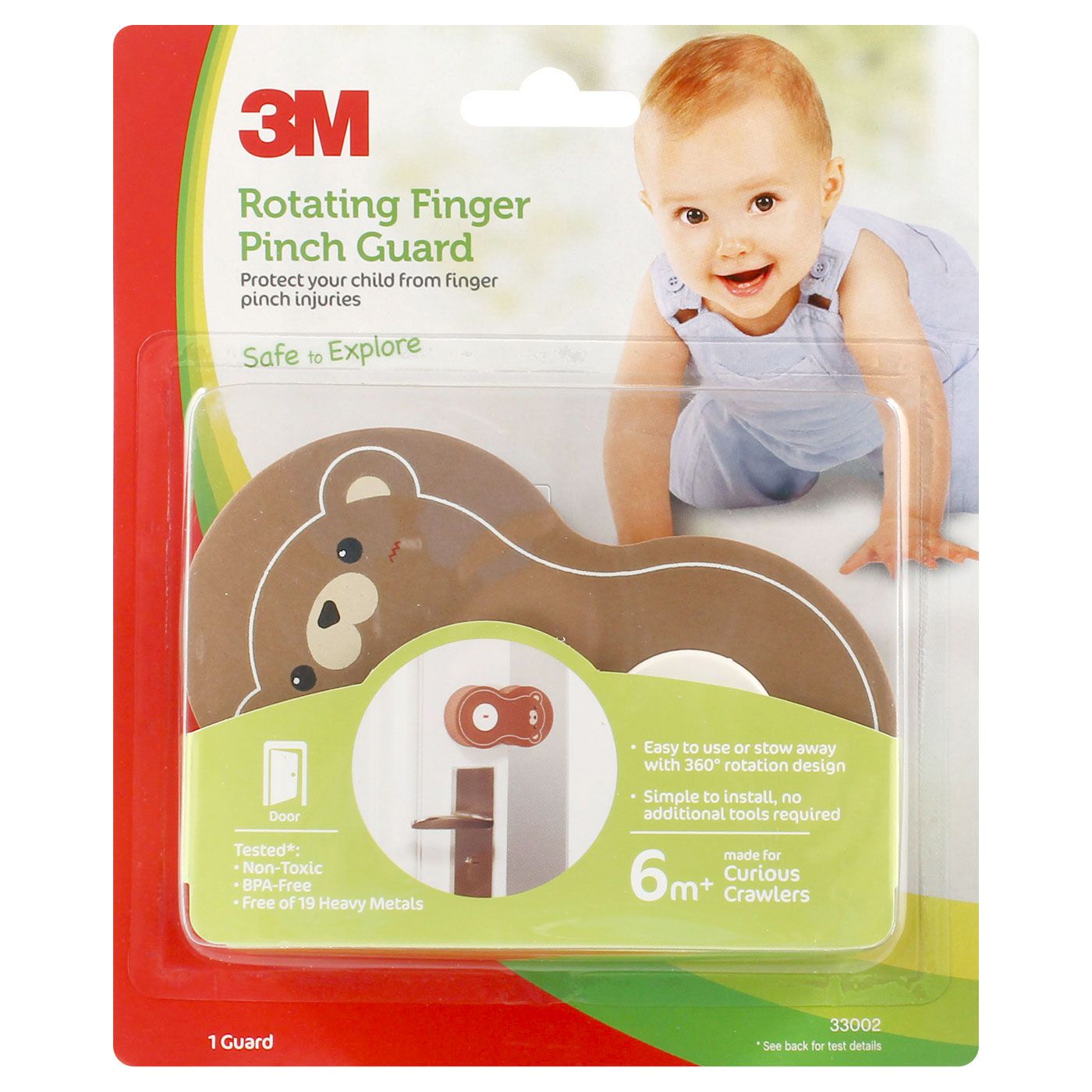 3M Child Rotating Finger Guard Bear - 1