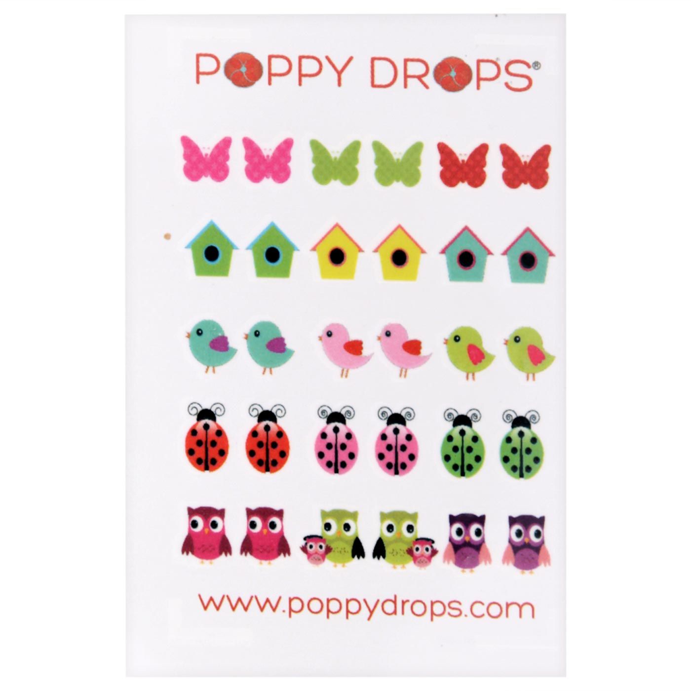 Poppy Drops Pierce-Free Earring Collection I Can Fly - 3