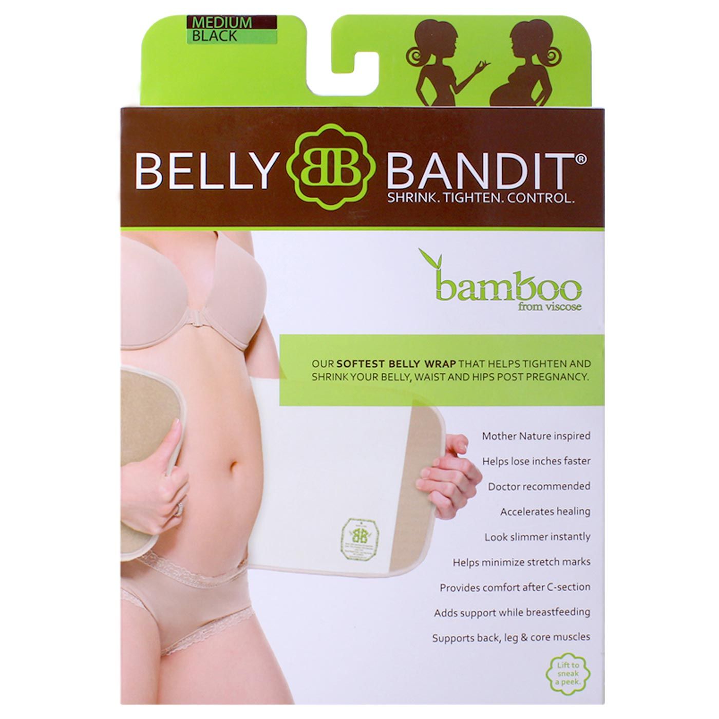 Belly Bandit Upsie Belly Support Band Nude-S - 3