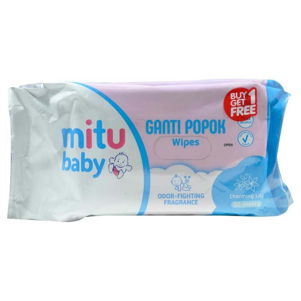 Mitu Baby Ganti Popok Blue (50's) - 1
