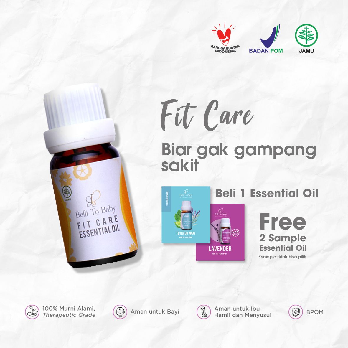 Belli To Baby Essential Oil Fit Care 10ml - 1