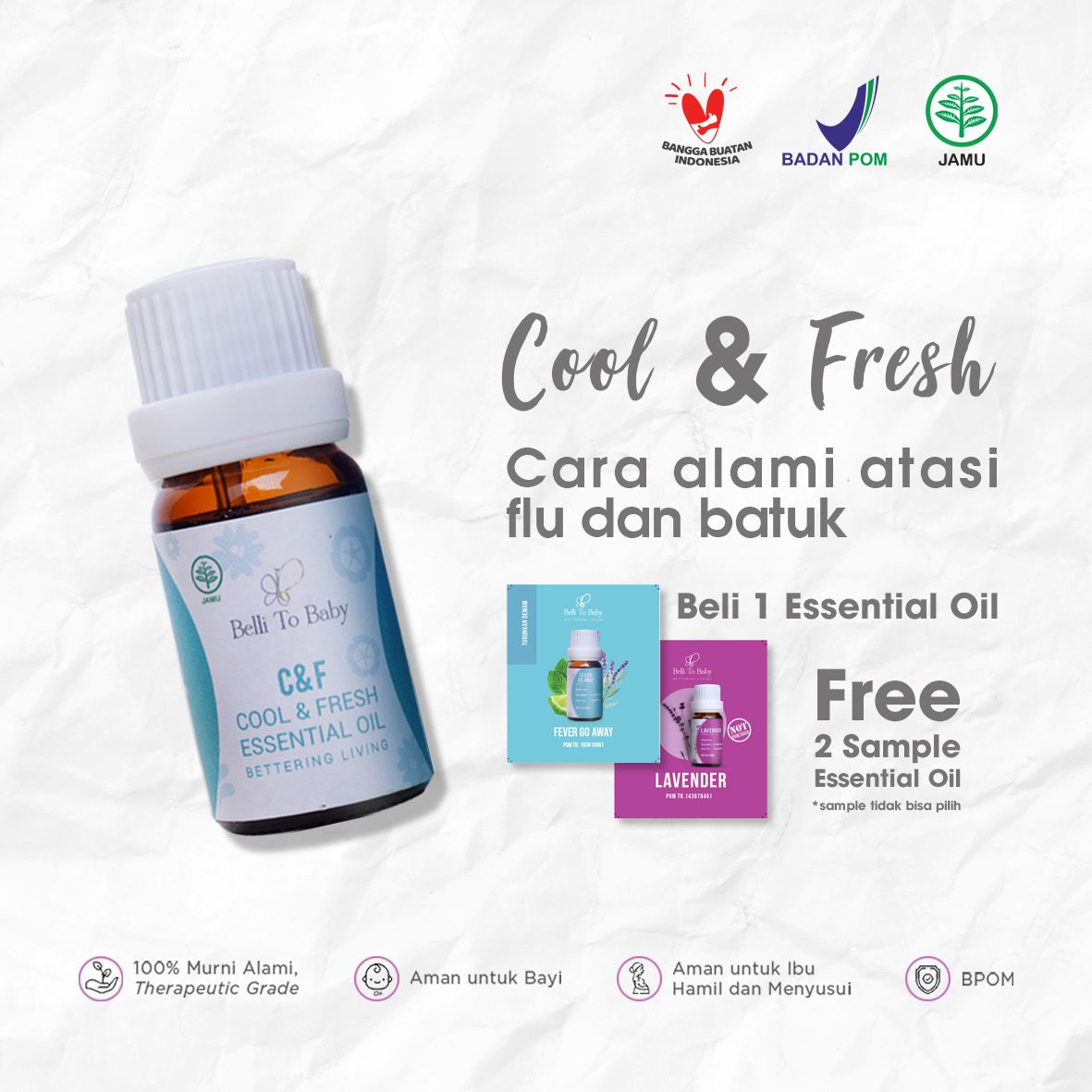 Belli To Baby Essential Oil Cool & Fresh 10ml - 1
