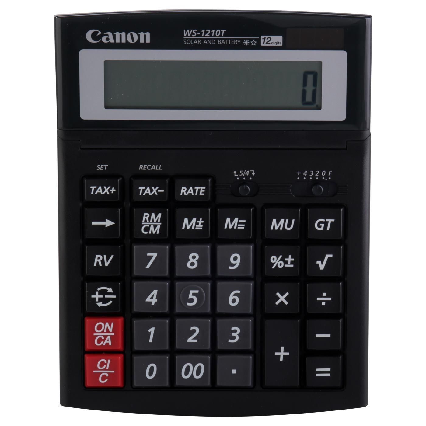 Canon Kalkulator WS-1210T BLACK (12-Digit) - 1