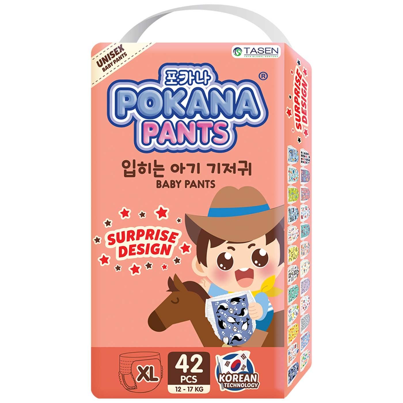 Pokana Baby Diapers Super Jumbo Pants XL 42 - 1