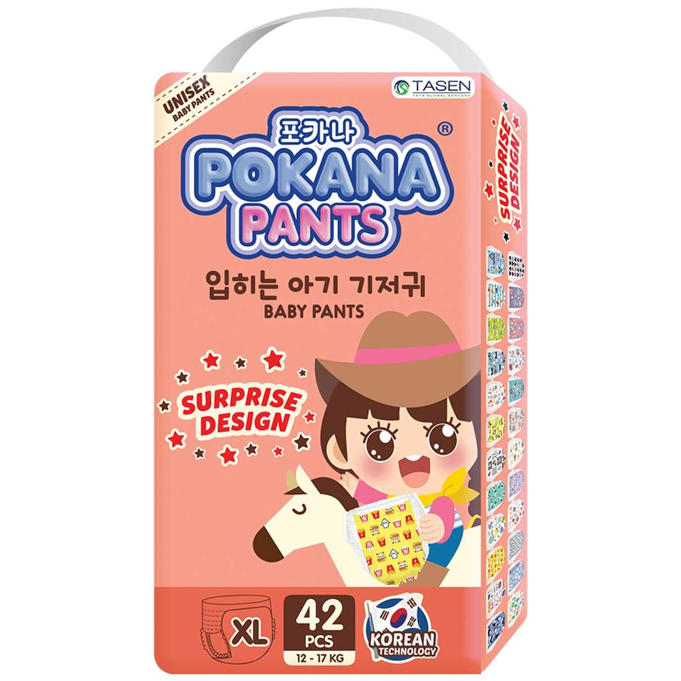 Pokana Baby Diapers Super Jumbo Pants XL 42 - 2
