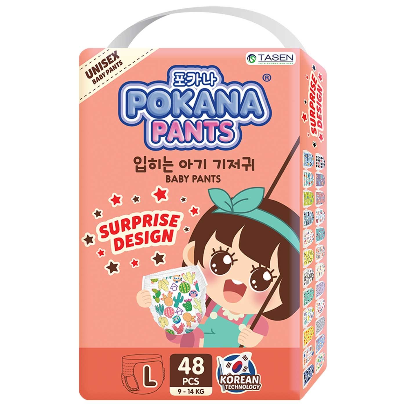 Pokana Baby Diapers Super Jumbo Pants L 48 - 2