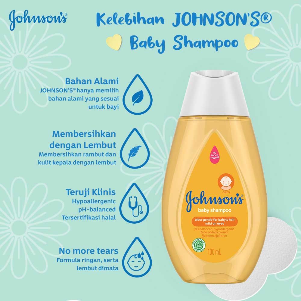 JOHNSON'S Gold Shampoo 100ml - 3