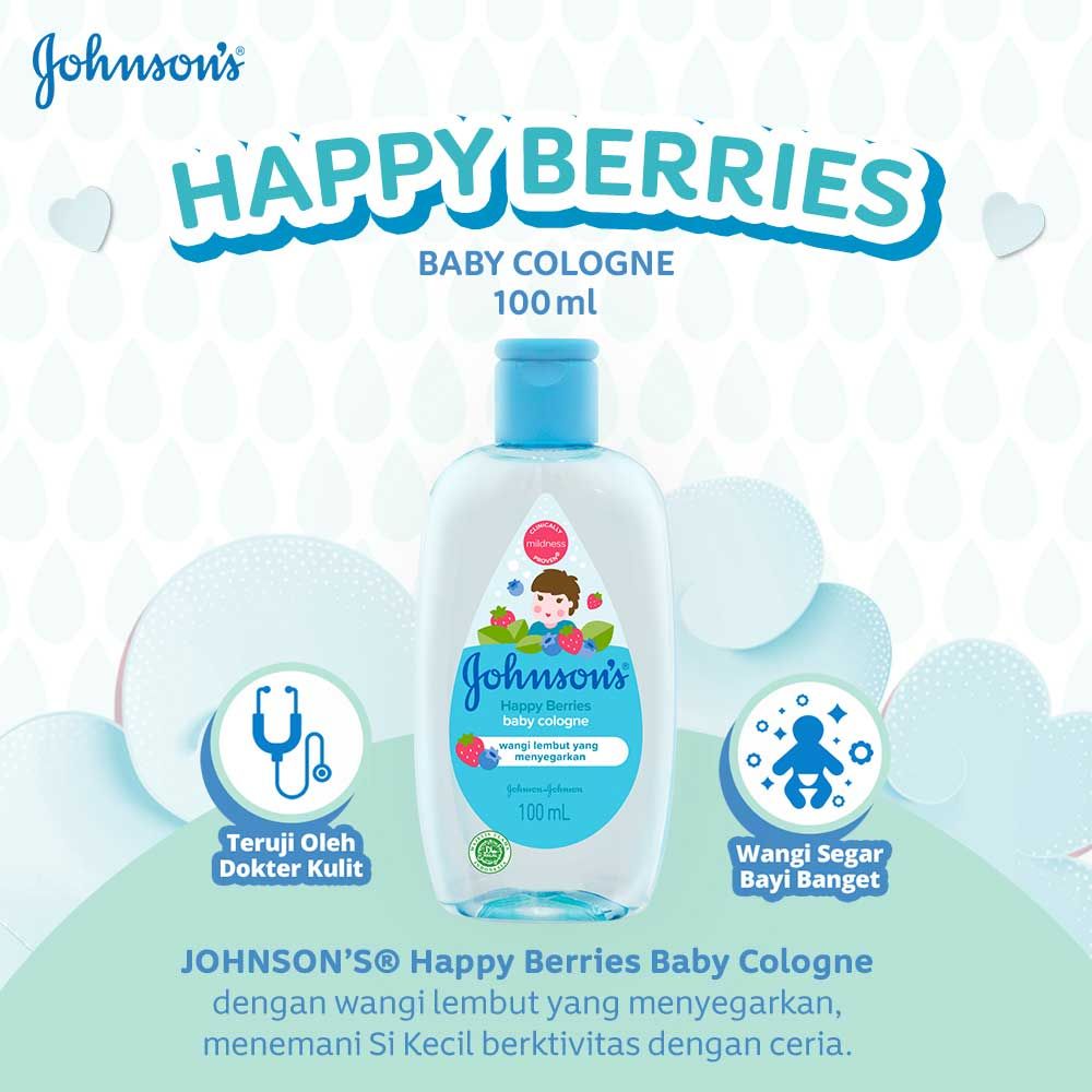 JOHNSON'S Happy Berries Cologne 100ml - 2