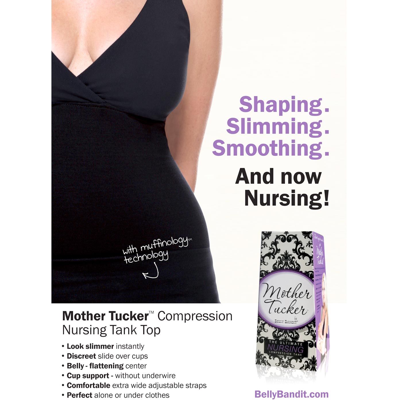 Belly Bandit Nursing Mother Tucker Nude-M (Not Used) - 4