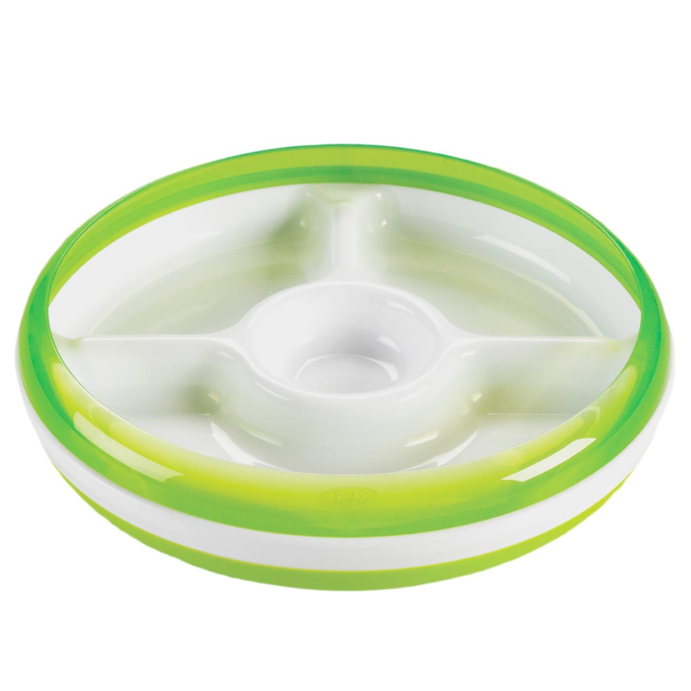 OXO Tot Divided Plate-Green - 1