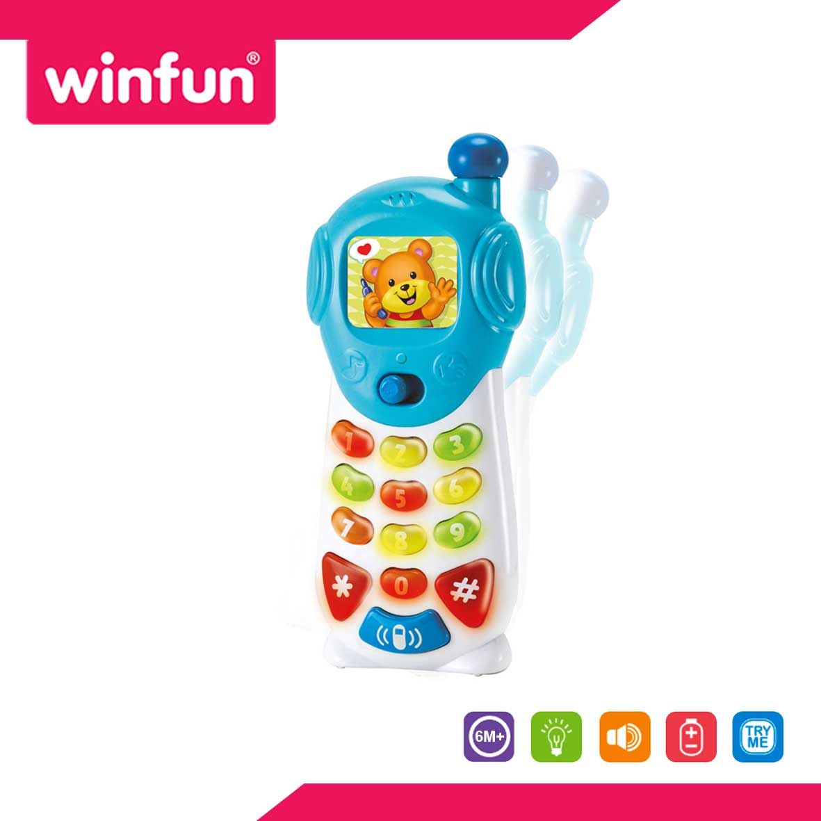 Winfun Light-Up Talking Phone - 1
