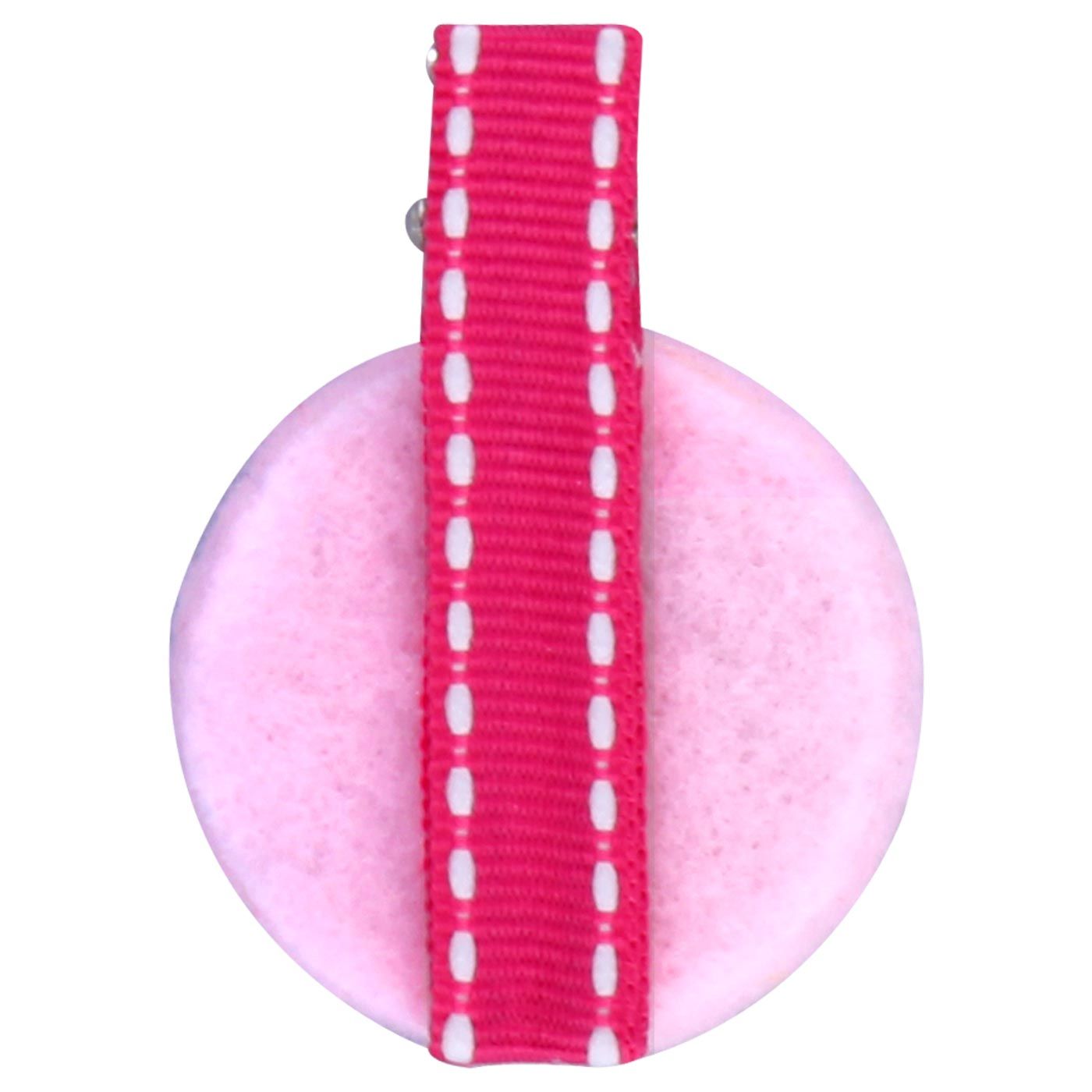 Bebecroc Semicircle Shape w/ Polka Print Clip Pink Red - 3