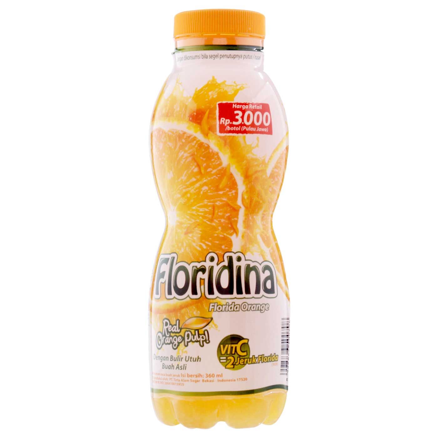 Jual Floridina Juice Pulp Orange Btl 350ml Bahan Makanan Termurah