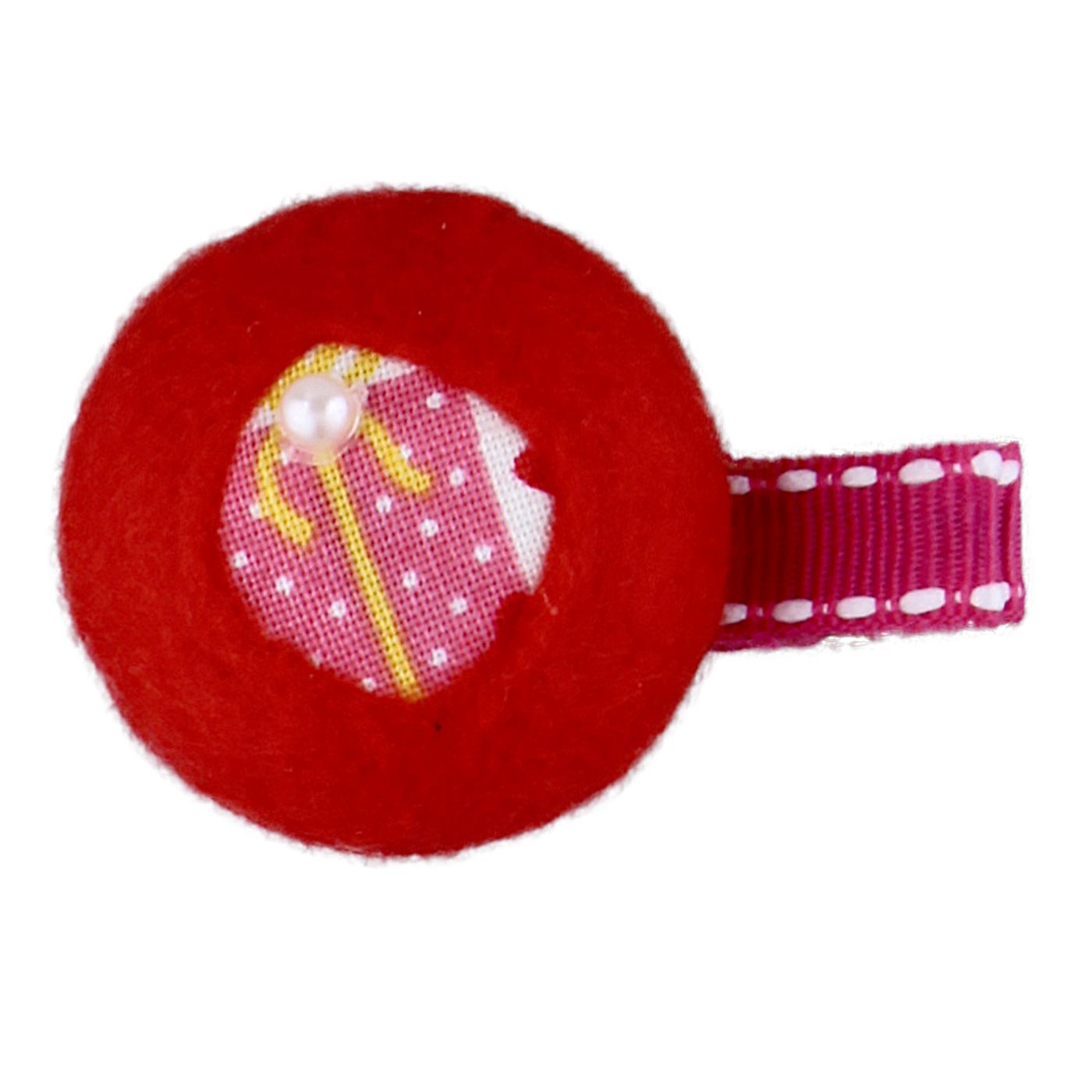 Bebecroc Semicircle Shape w/ Gift Print Clip Red - 2