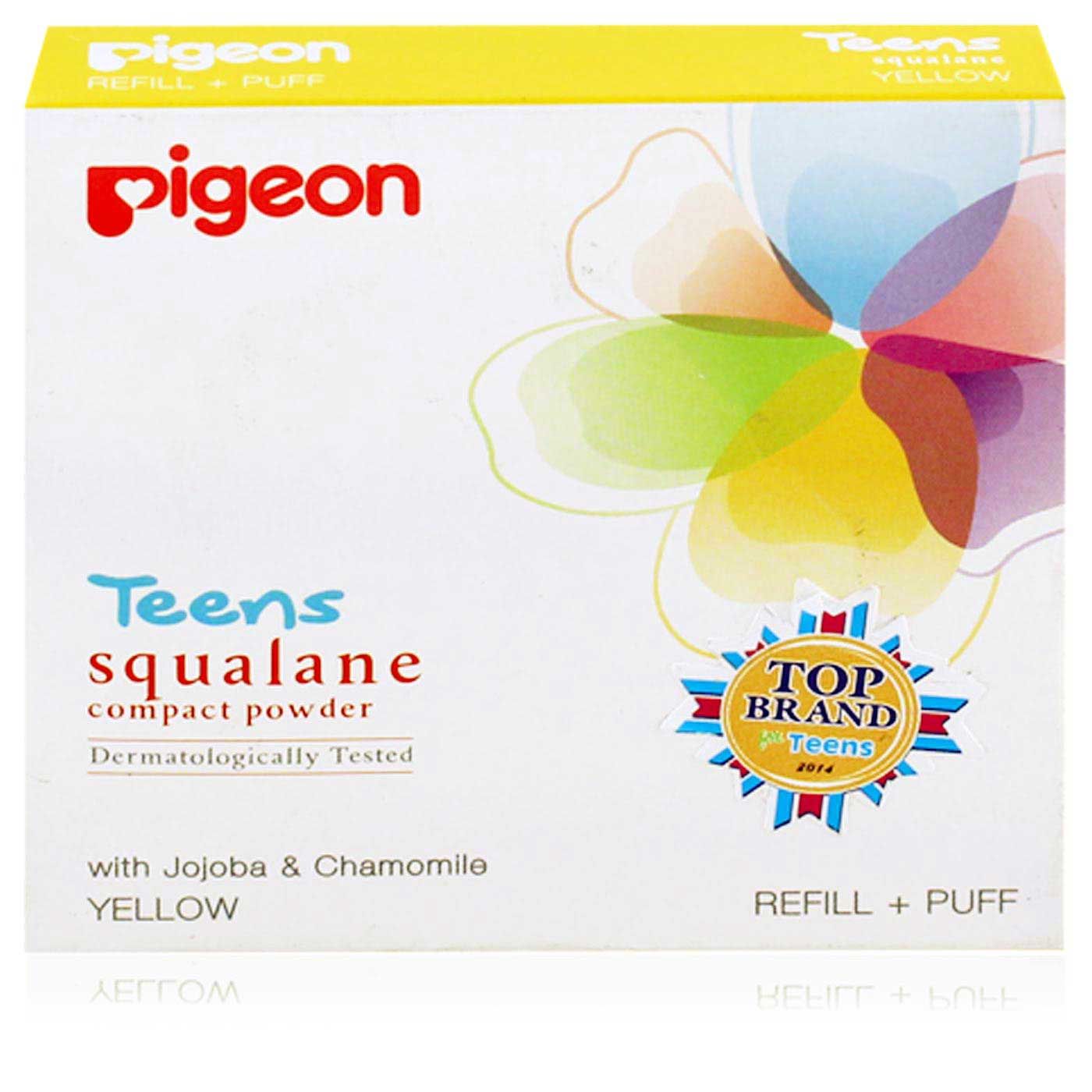 Pigeon Refill Compact Powder Squalane Yellow (14g) - 1