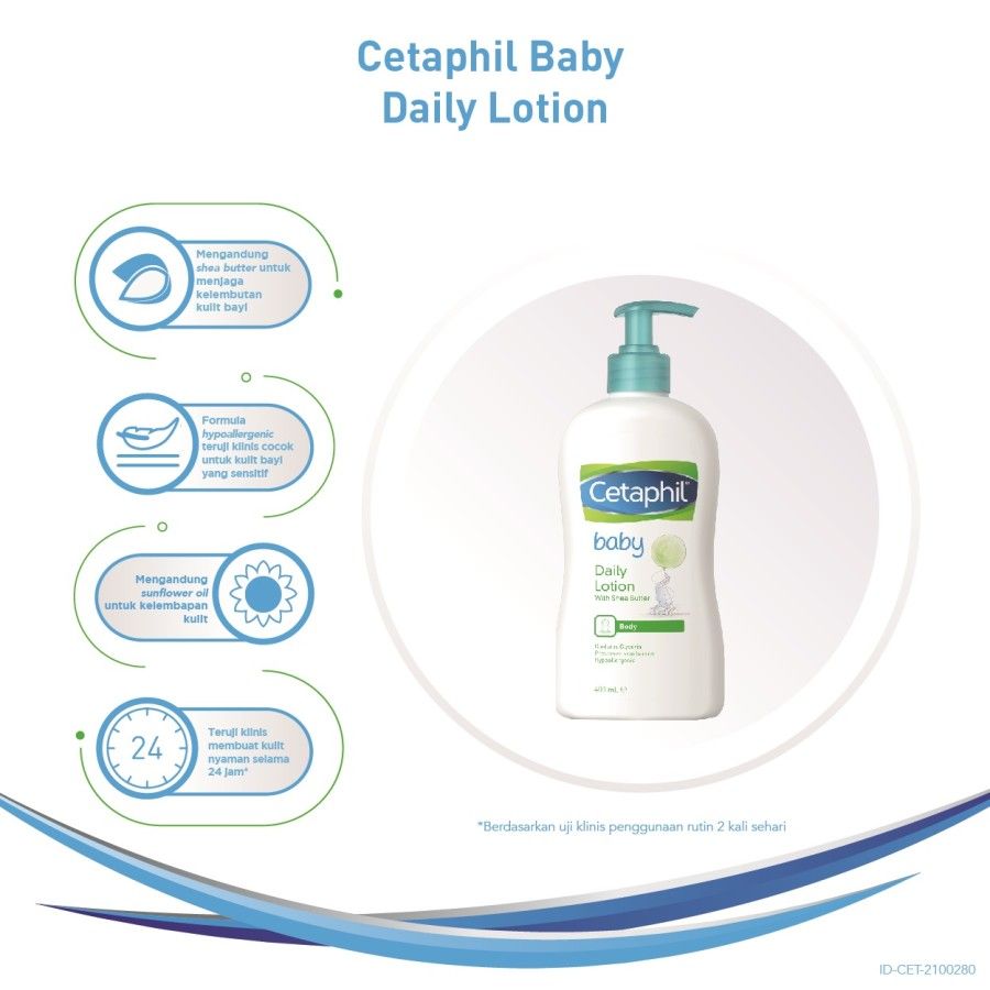 Cetaphil Baby Daily Lotion 400ml Pelembab & Perawatan Kulit Bayi - 3
