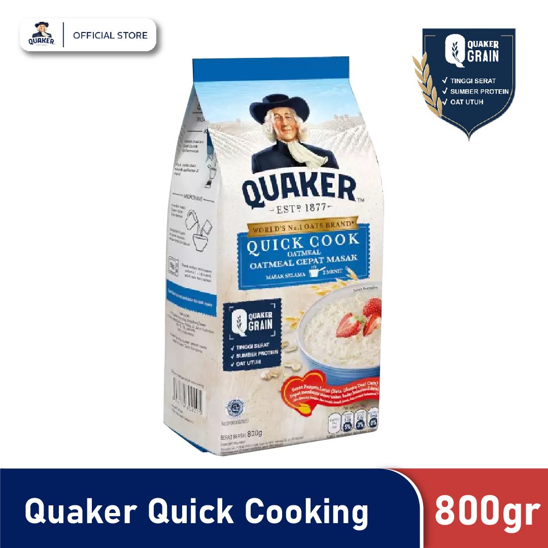 Quaker Quick Cooking Oatmeal 800 Gr - 2