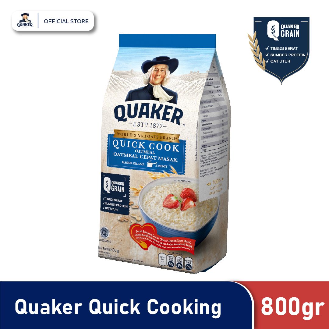 Quaker Quick Cooking Oatmeal 800 Gr - 3
