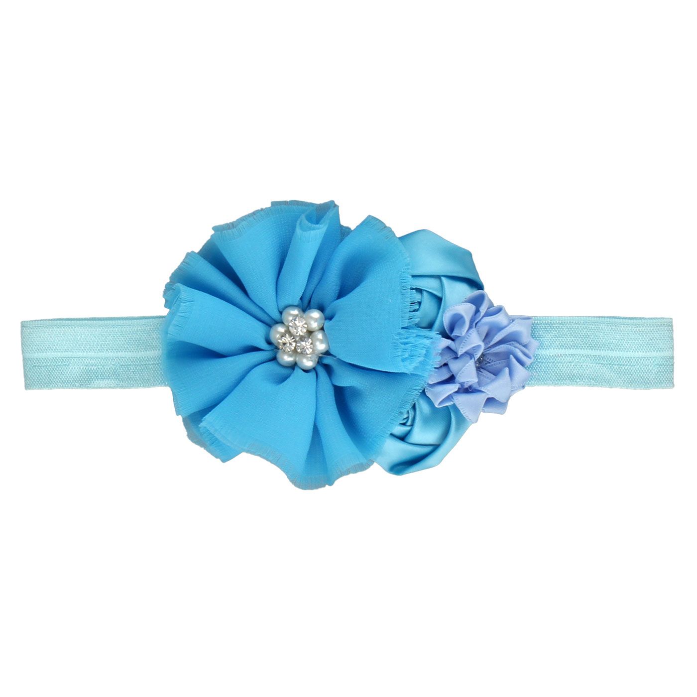 Babyhelu Headband Flower Garden Blue - 1