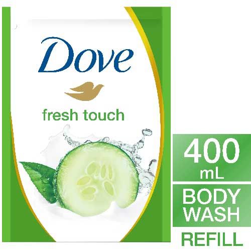 Dove go Fresh Fresh Touch Sabun Cair Isi Ulang 400ml - 2