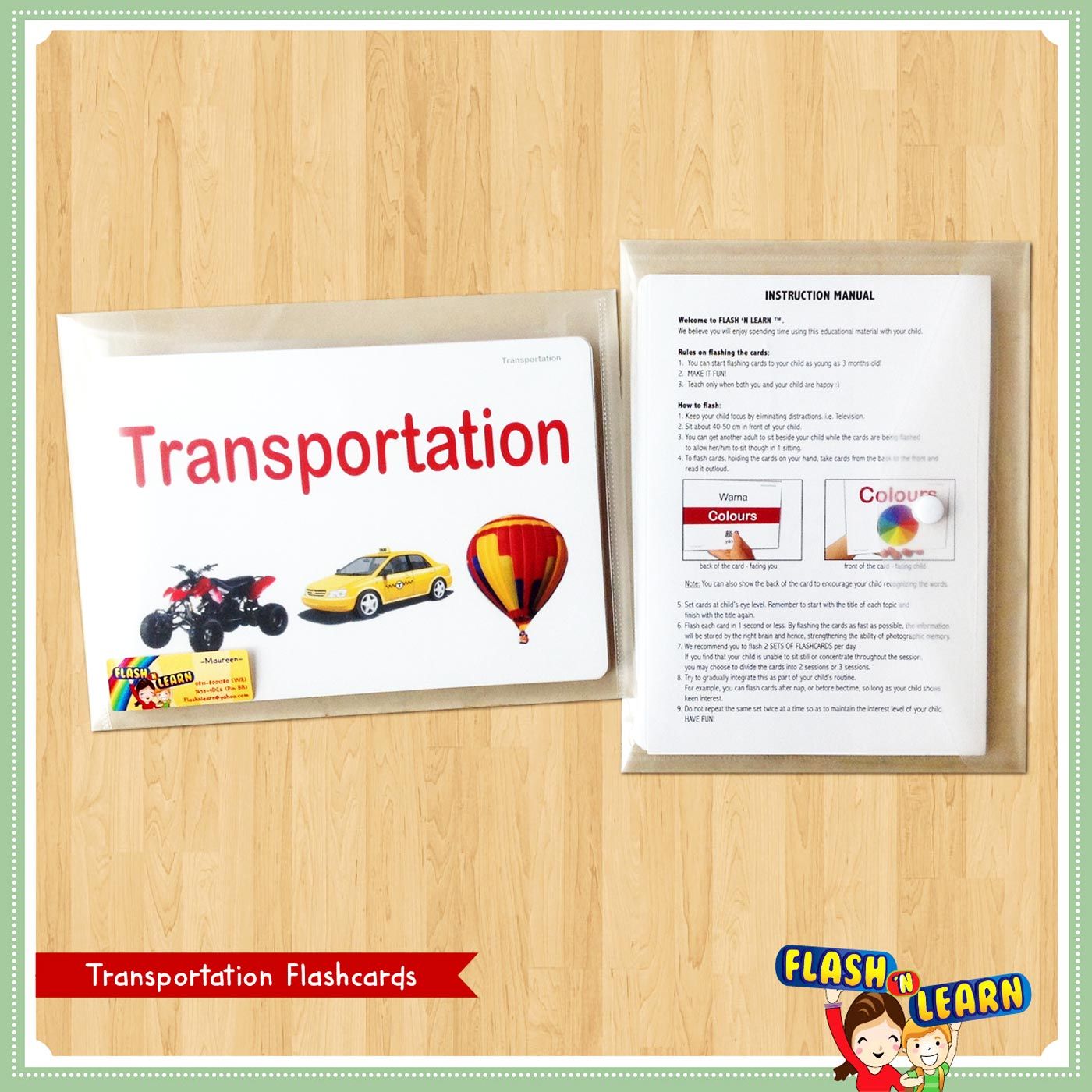 Flash 'N Learn : Transportation - 4