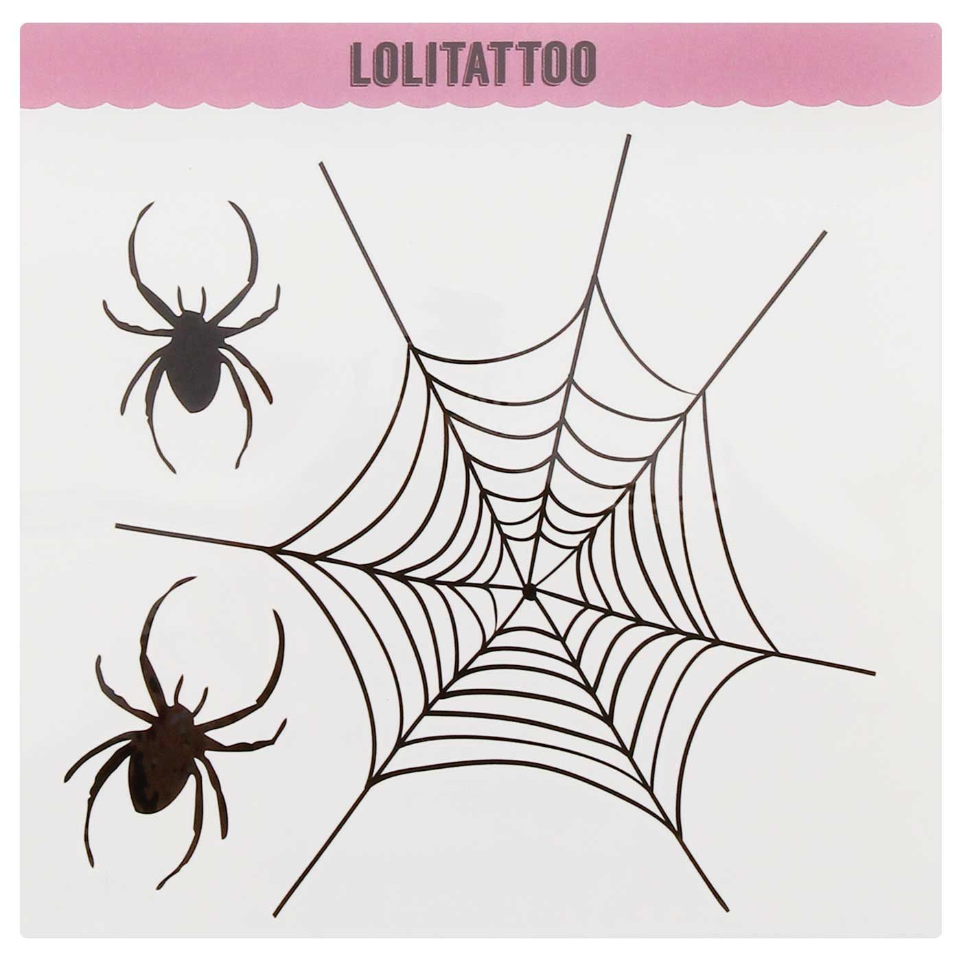 Lolitattoo Spider Web - 1