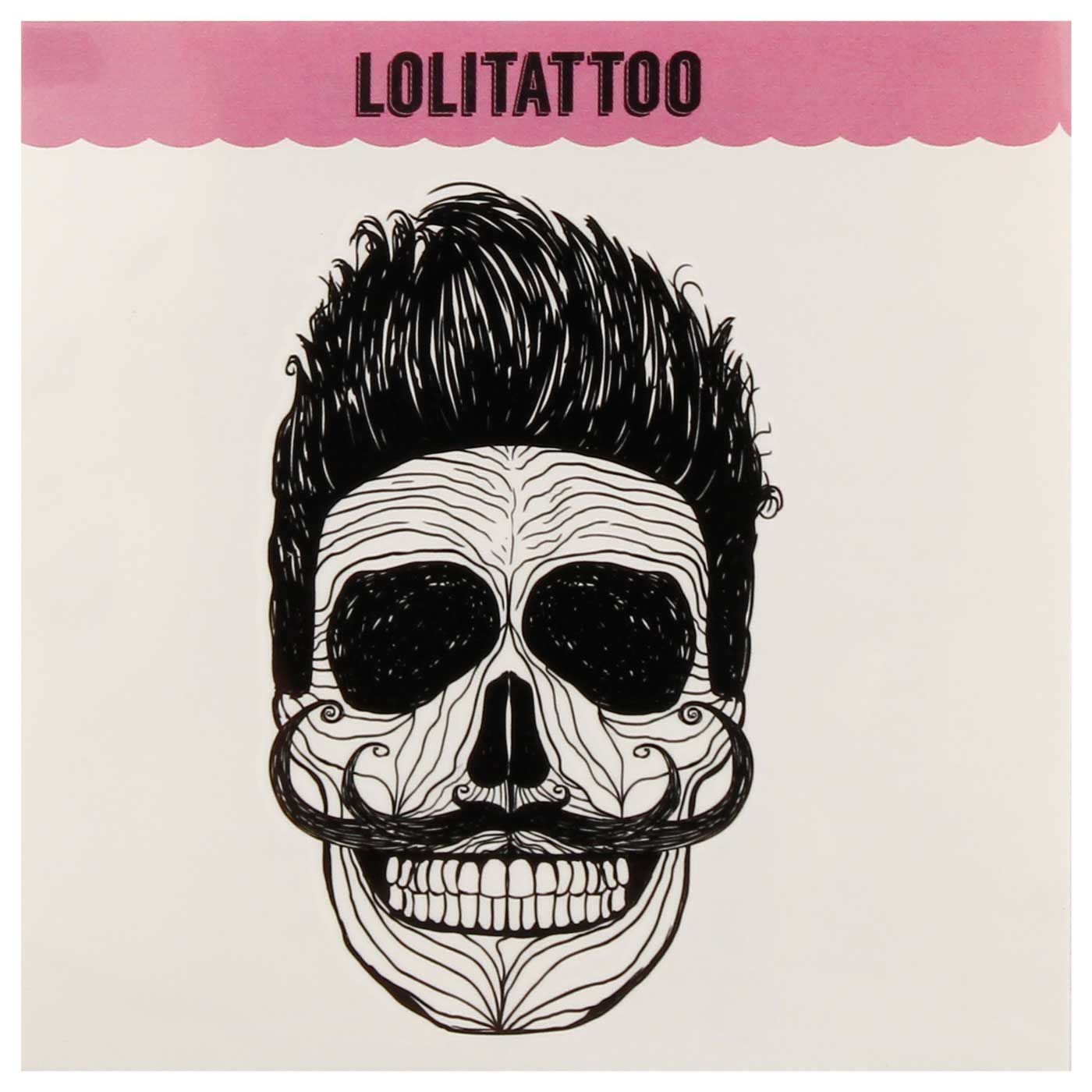 Lolitattoo Spiky Skull - 1