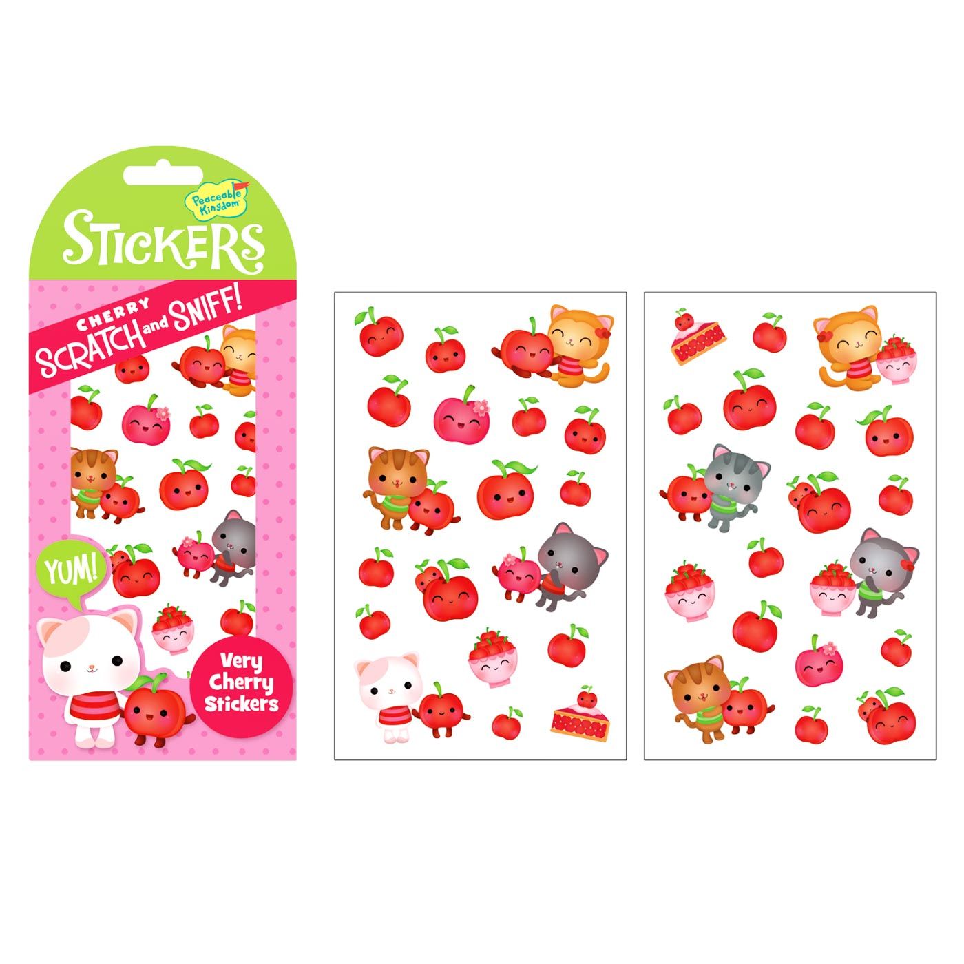Peaceable Kingdom Very Cherry Scratch&Sniff Stickers - 1