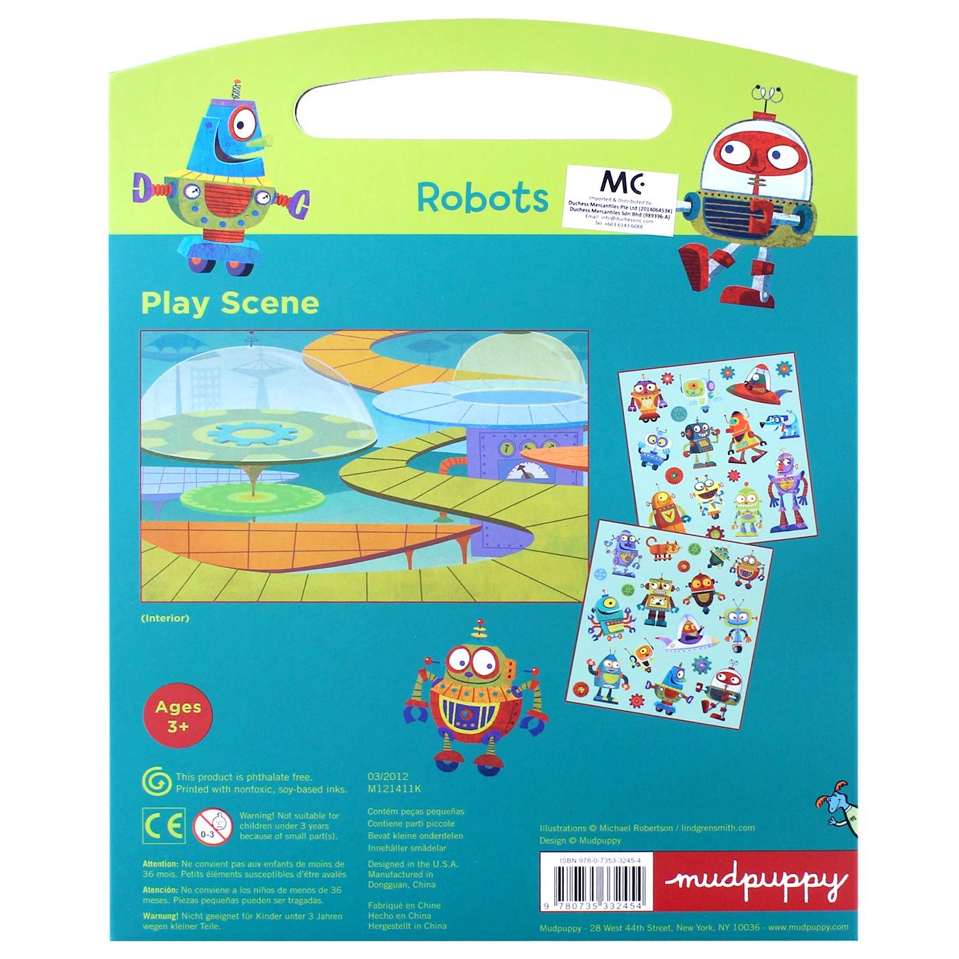 Mudpuppy Robots Play Scenes - 3