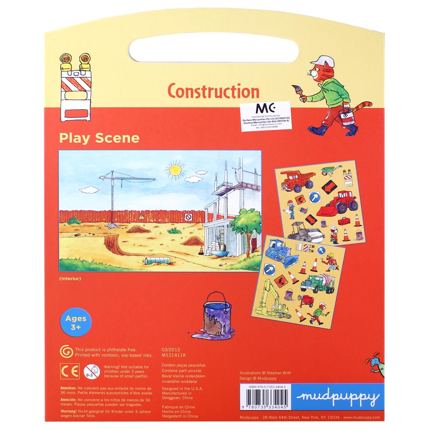 Mudpuppy Construction Play Scenes - 3