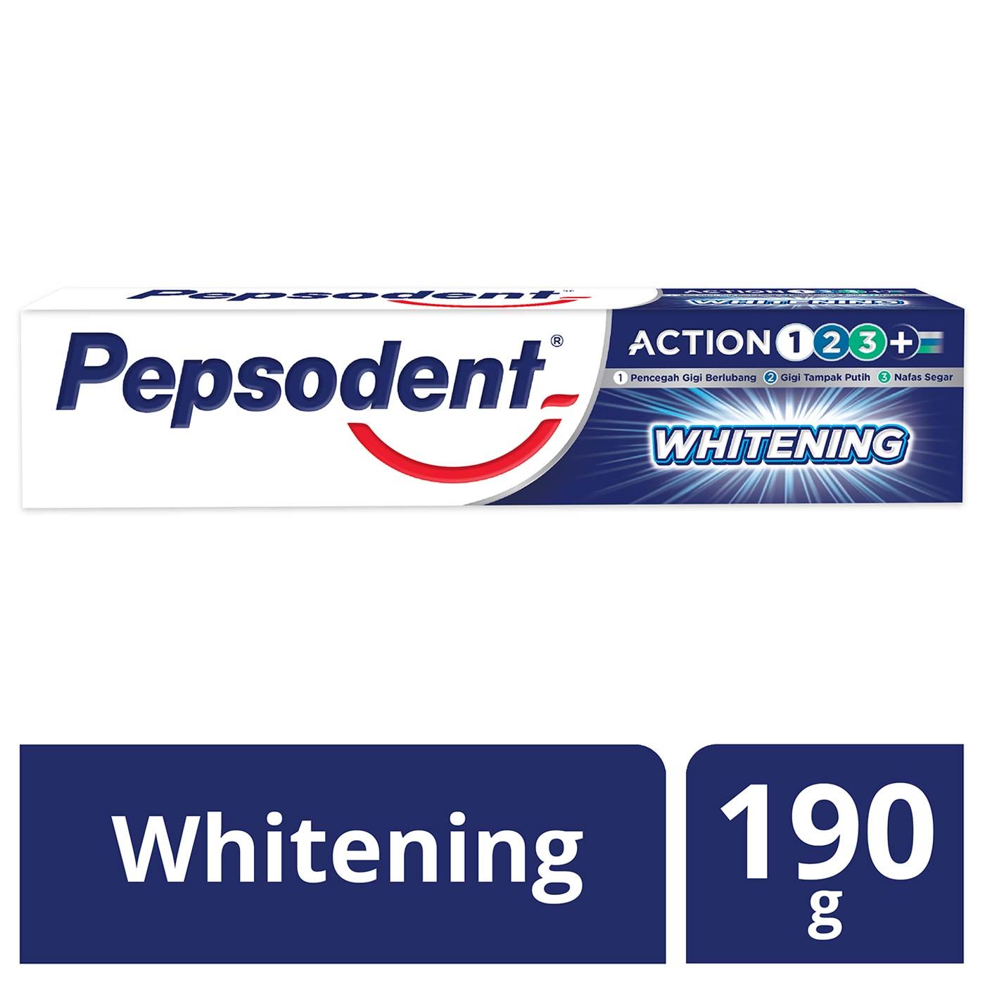Pepsodent PAsta gigi Whitening 190g - 2