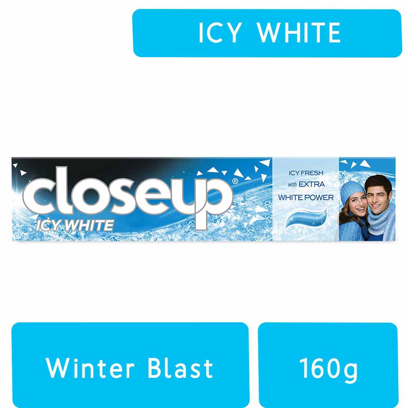Closeup PAsta gigi Icy White - Winter Blast 160g - 4