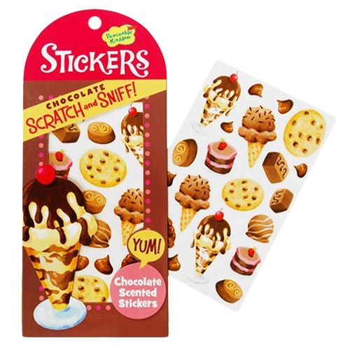 Peaceable Kingdom Chocolate Scratch&Sniff Stickers - 1