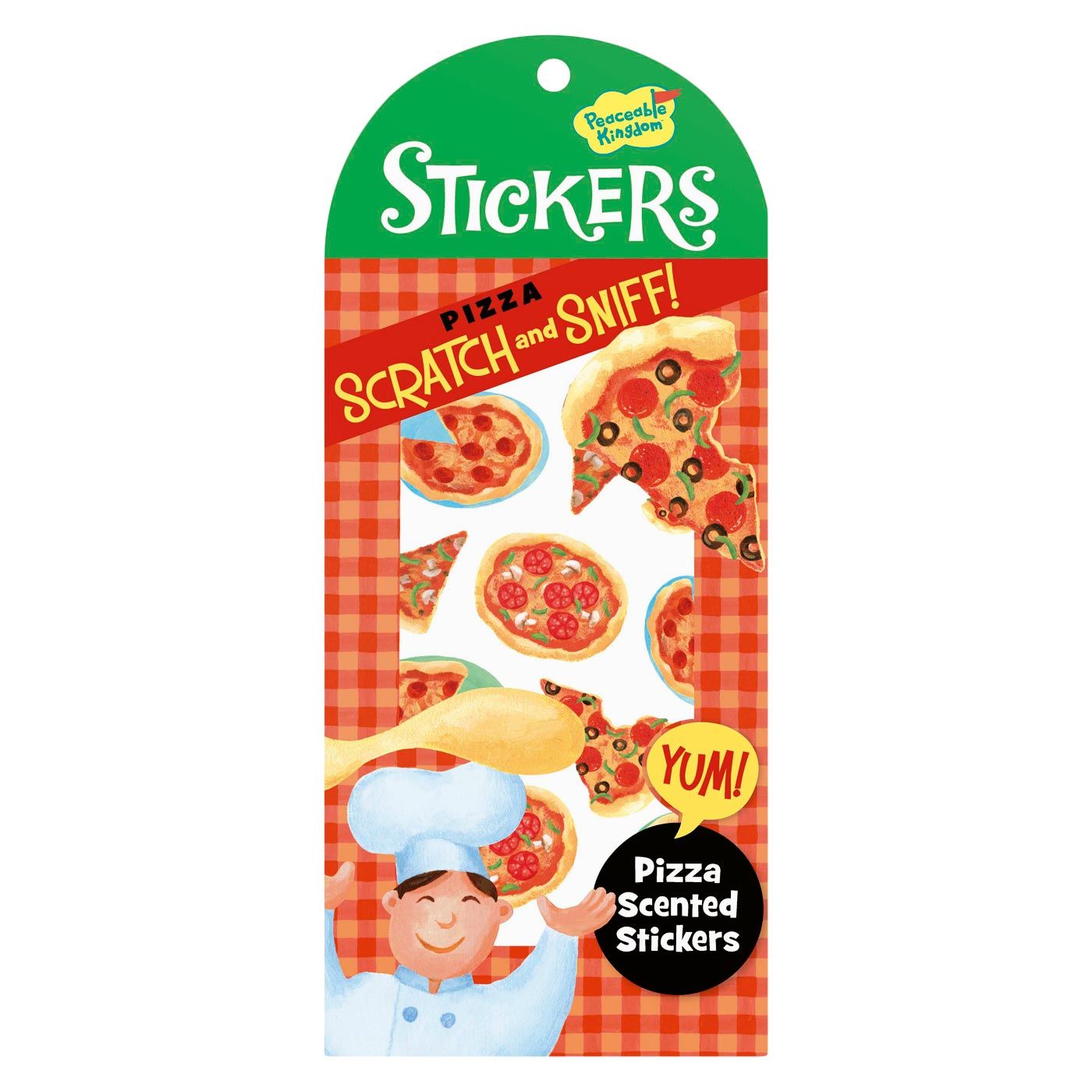 Peaceable Kingdom Pizza Scratch&Sniff Stickers - 1