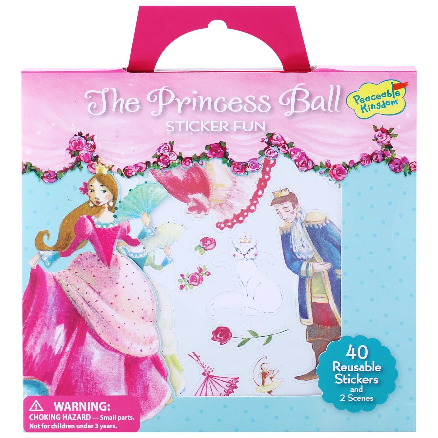 Peaceable Kingdom The Princess Ball Reusable Sticker Tote - 1