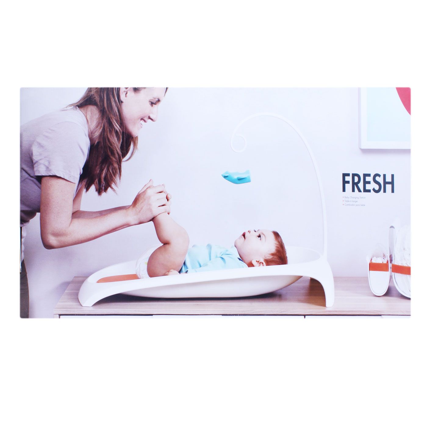 Boon Fresh Baby Changing Station (Orange) - 2