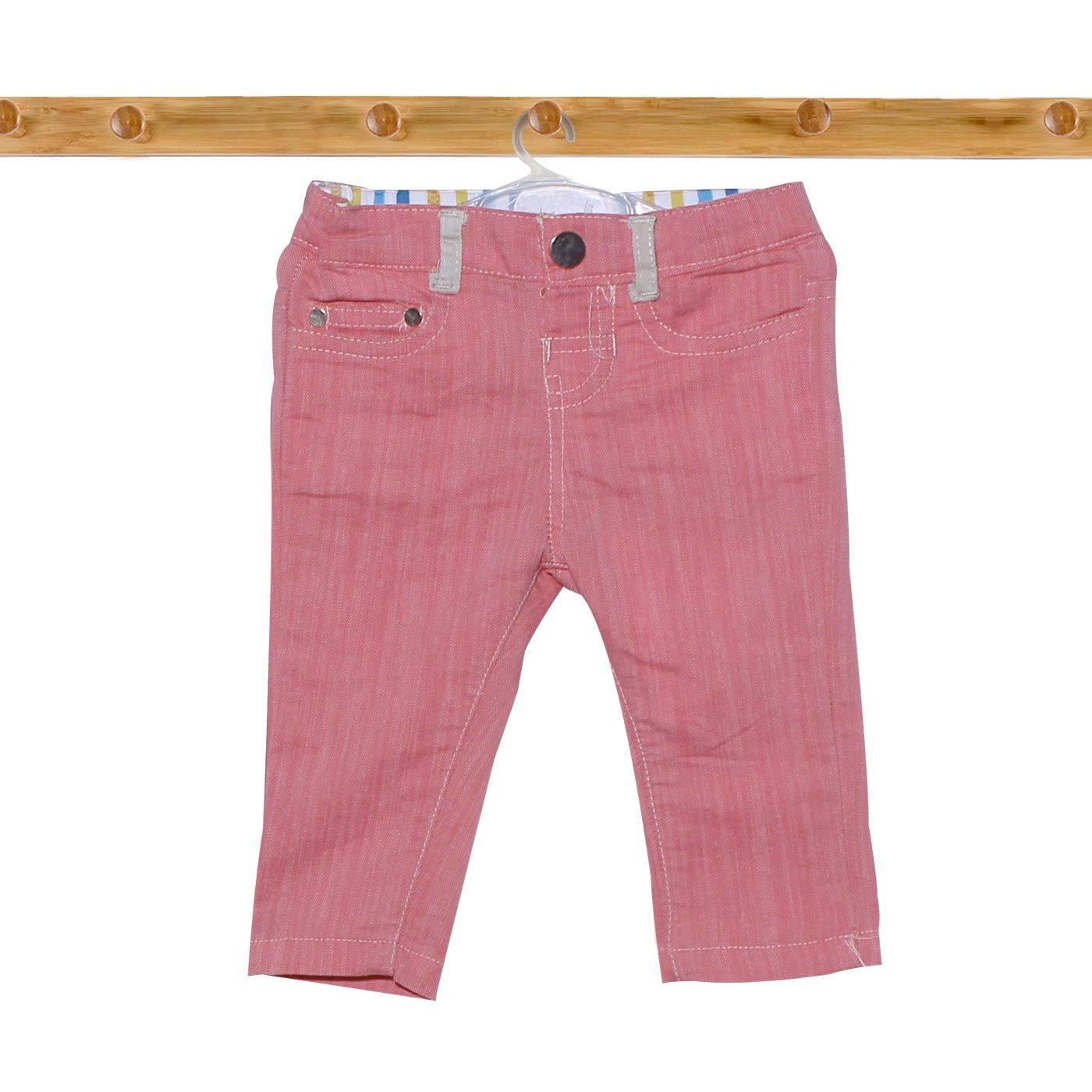 Kiddiewear Long Pant Pink-0/3M - 1