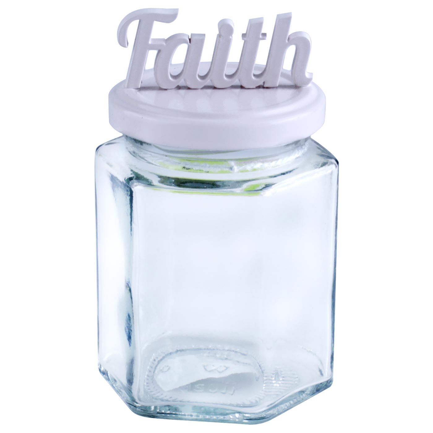 Lovely Jar Mini Hexagonal Jar Faith Creamy - 1