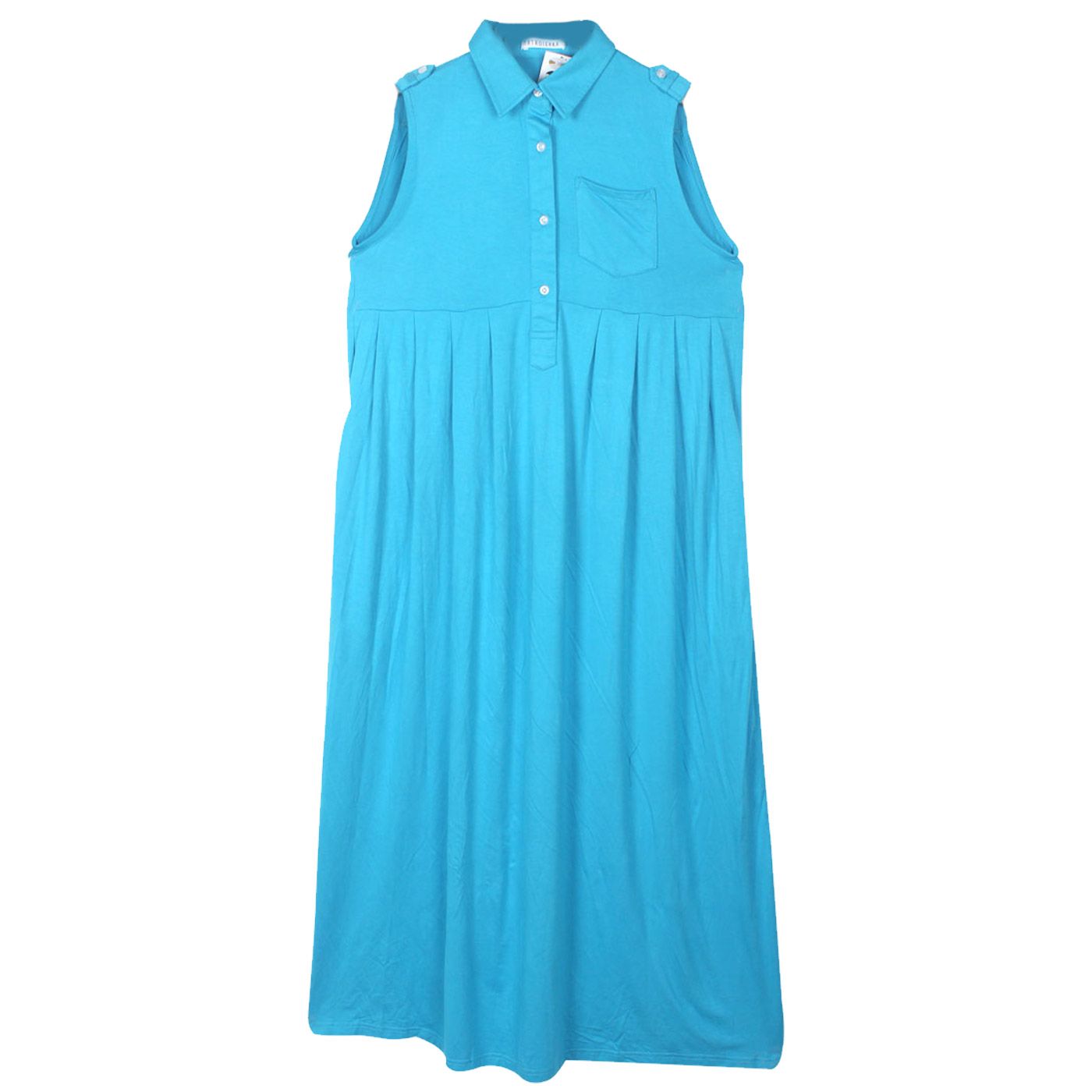 Matroishka Sleeveless Dress Maxi Light Blue - 3