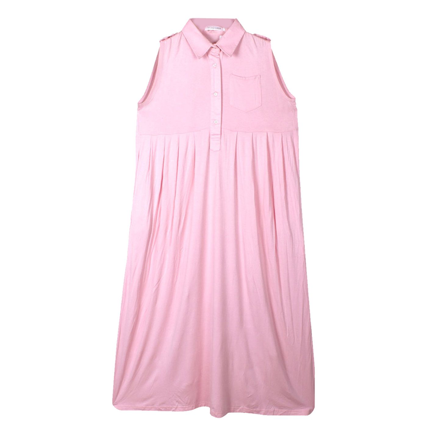 Matroishka Sleeveless Dress Maxi Pink - 3