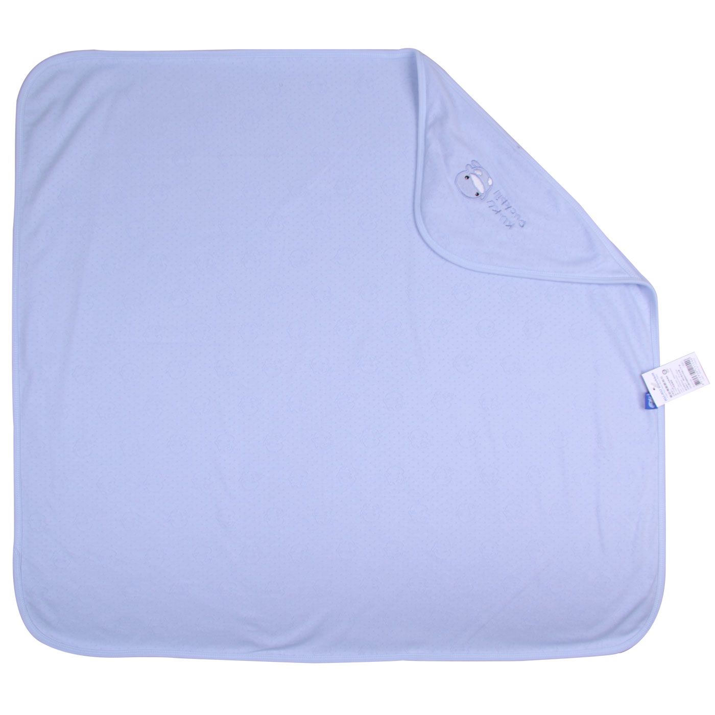 Kuku Duckbill Spring Receiving Blanket Solid Blue - 1