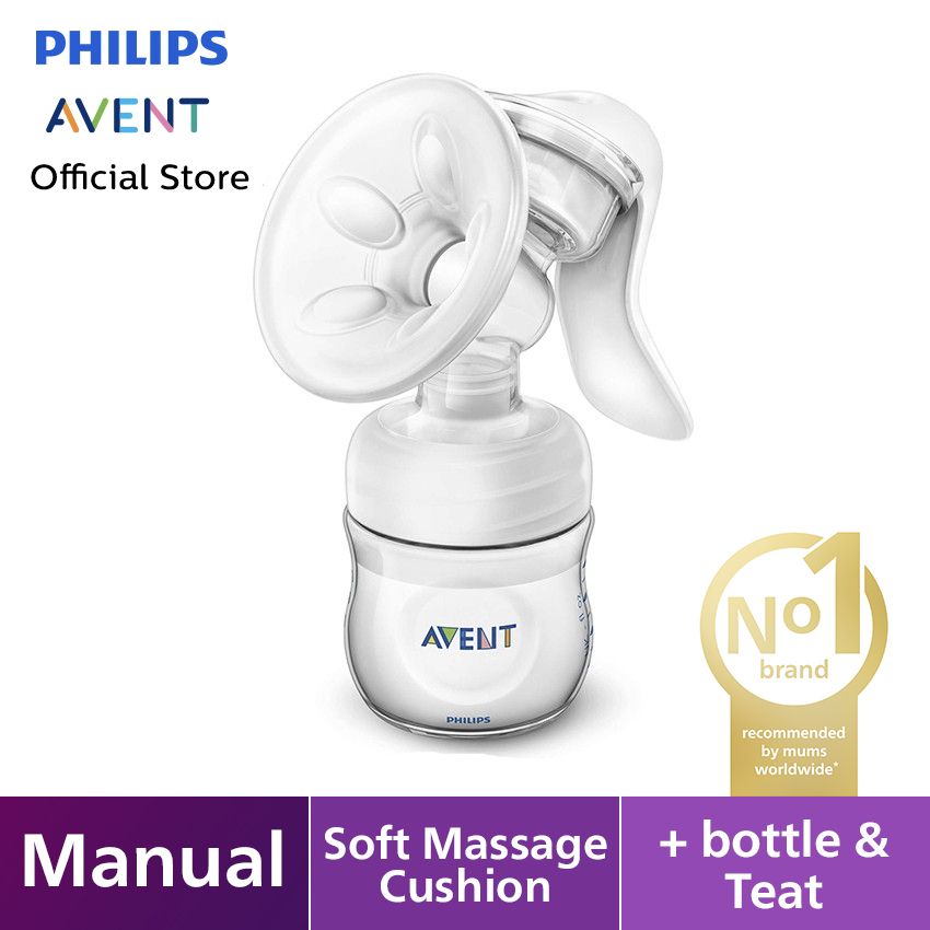 Philips Avent Comfort Manual Breast Pump Putih SCF330/20 Pompa ASI - 1