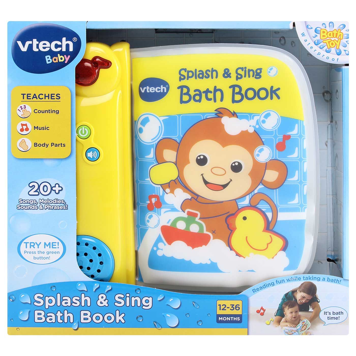 Vtech Bath Toys Splash & Sing Bath Book - 2