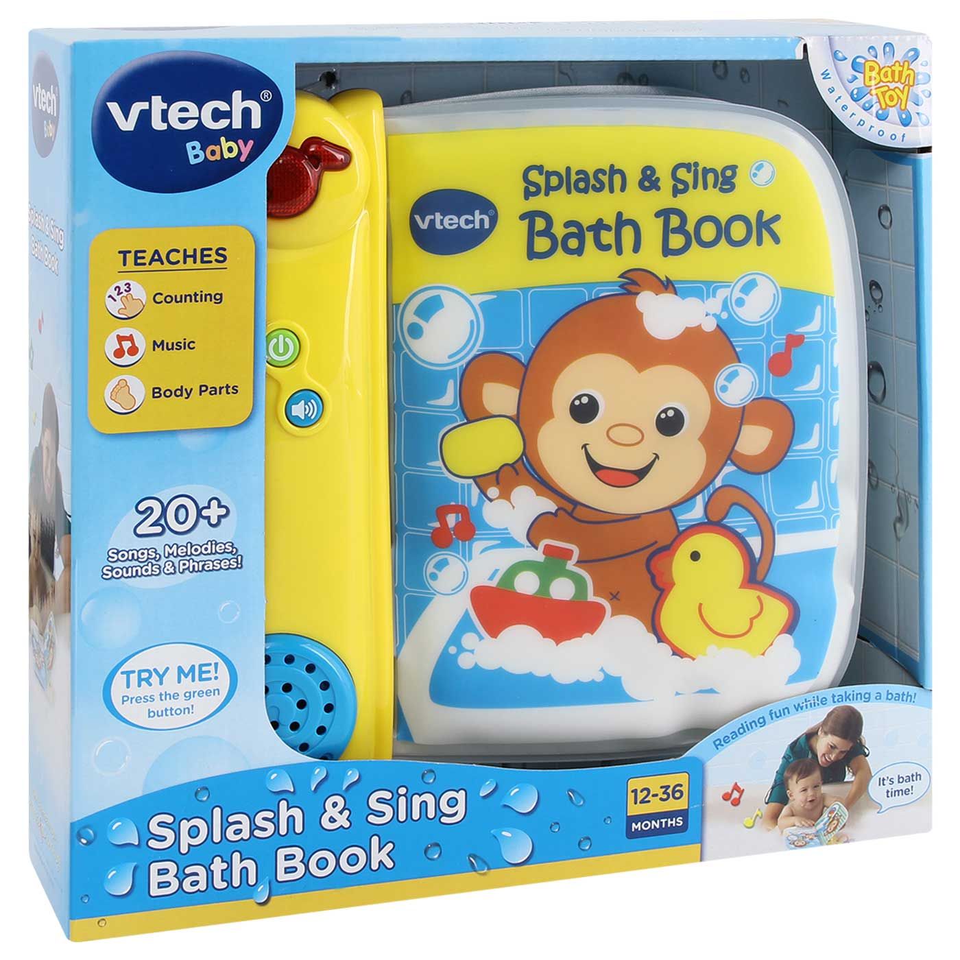 Vtech Bath Toys Splash & Sing Bath Book - 3