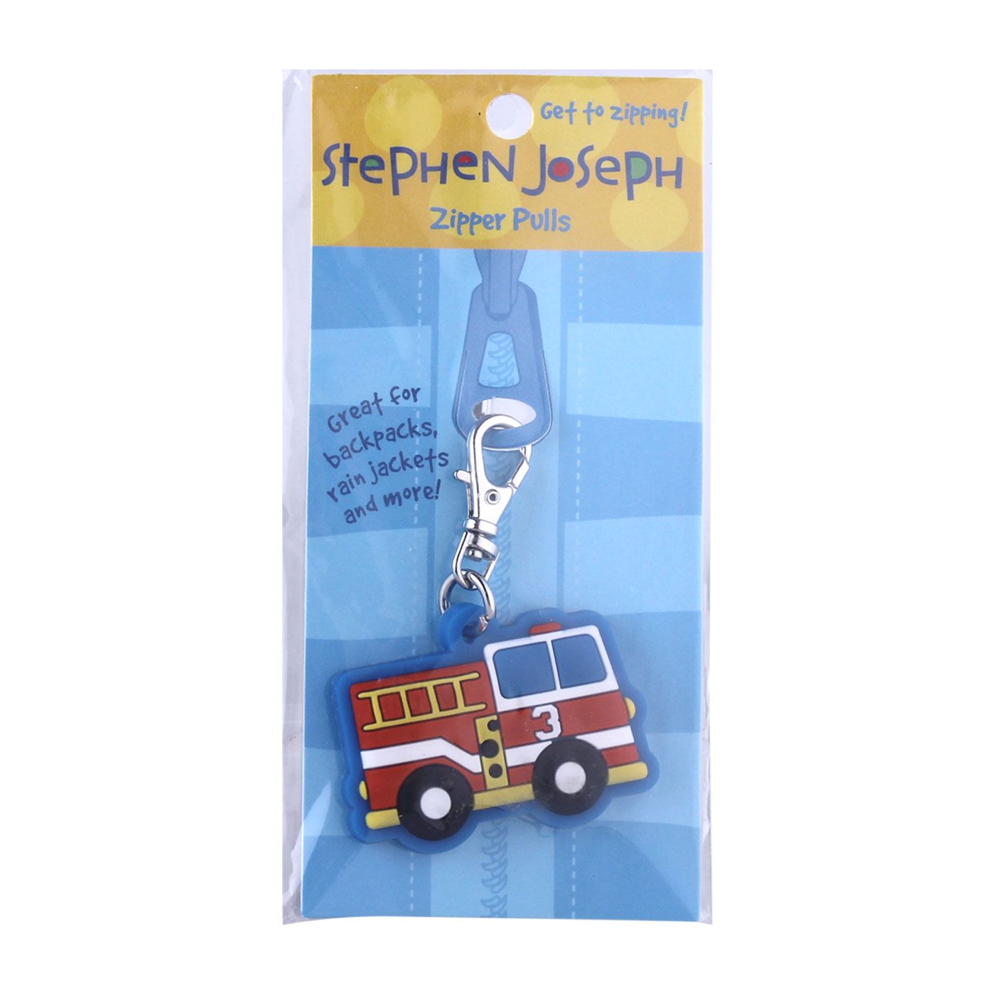 Stephen Joseph Zipper Pull Firetruck - 2