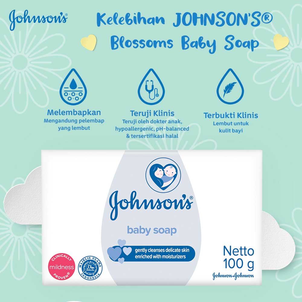JOHNSON'S Soap 100gr - 3
