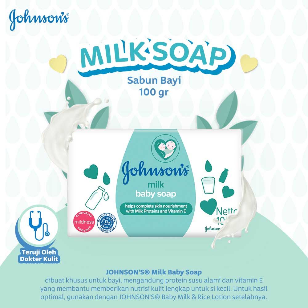 JOHNSON'S Milk Soap 100gr - 2