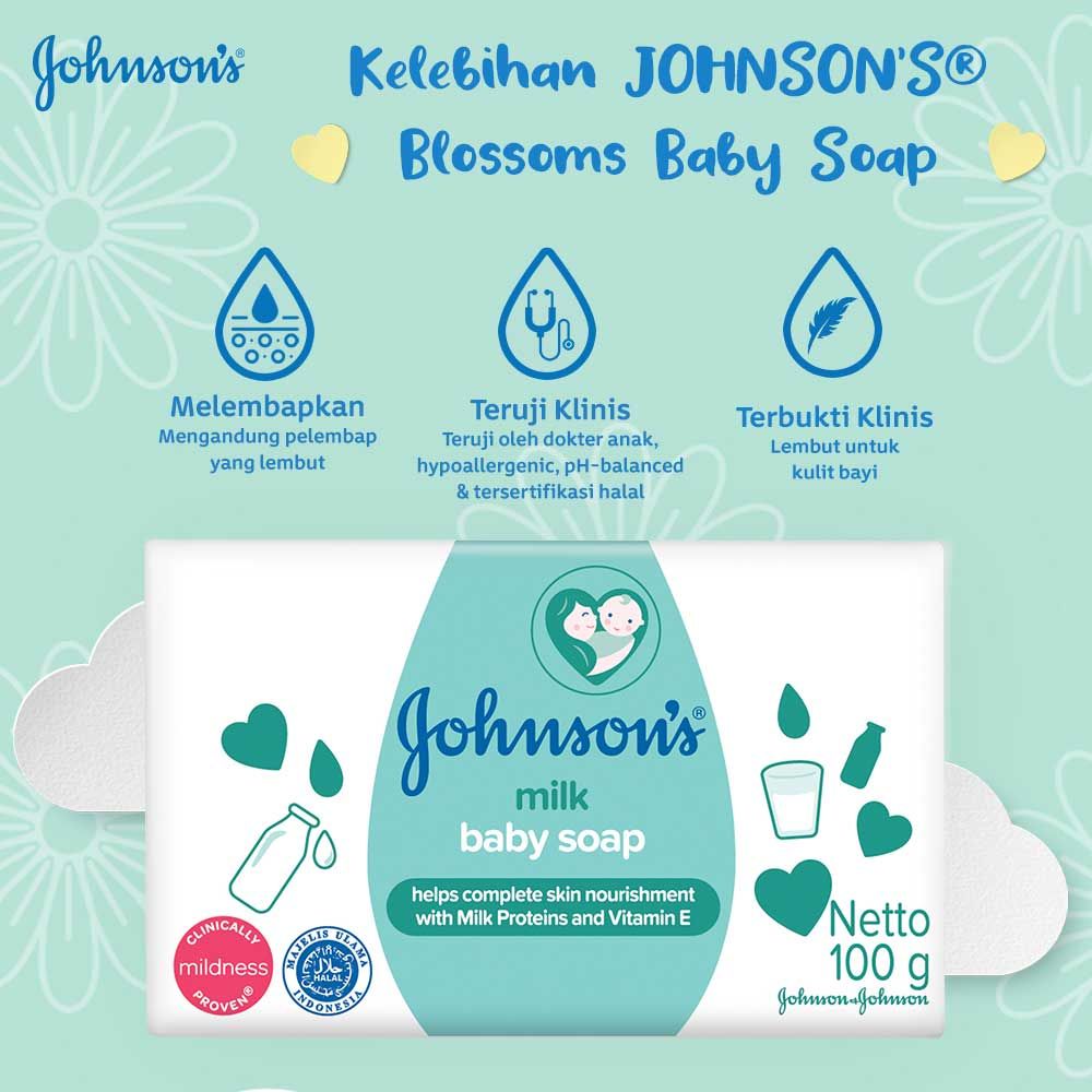 JOHNSON'S Milk Soap 100gr - 3