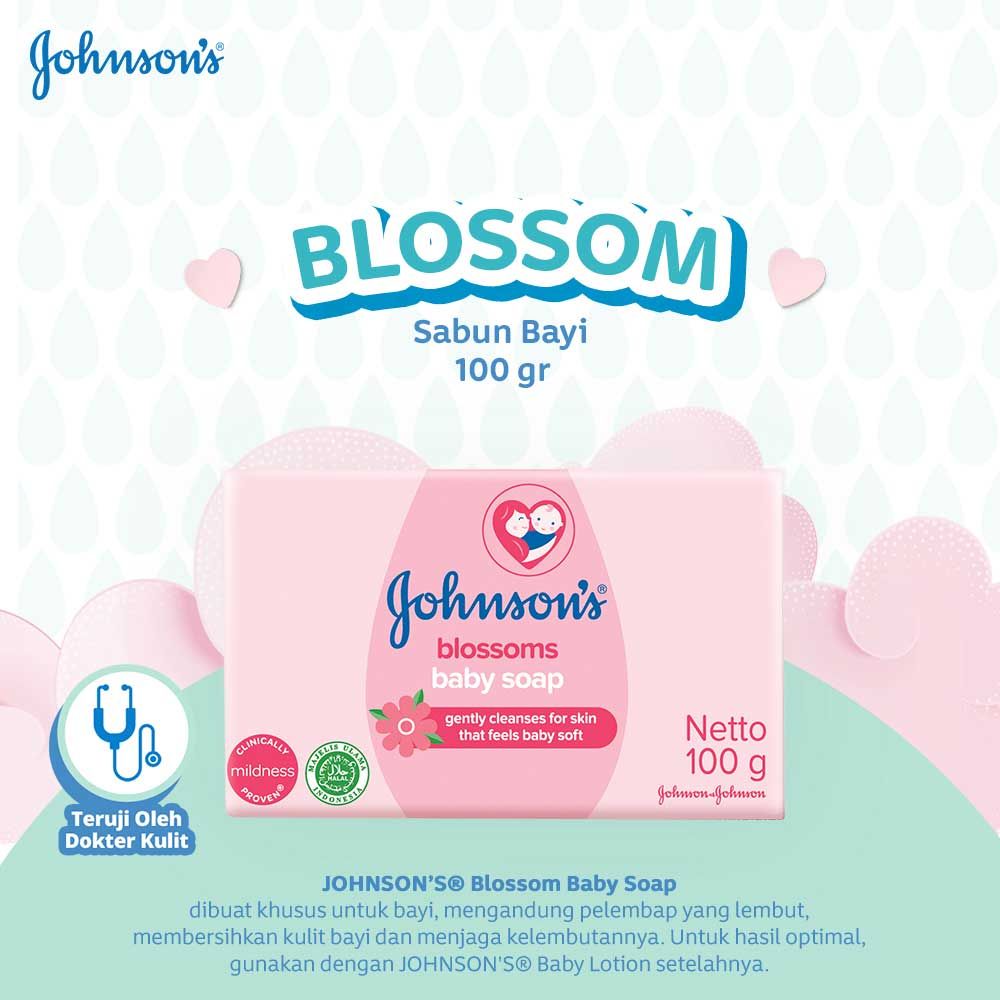 JOHNSON'S Blossoms Soap 100gr - 2